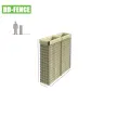 Sistema di gabion a mesh per uso di base