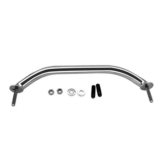 Stainless Steel Heavy Duty Yacht Handrail with Flange and Double End Studs