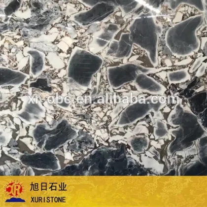 China supplier Galaxy blue marble, blue flower marble, cut to size marble