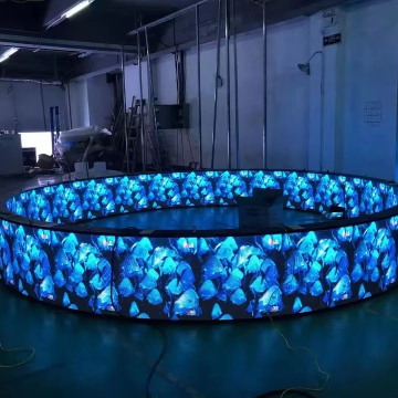 RMGLED FLEXIBLE 320*160 หน้าจอ LED เต็มสีกลางแจ้งสำหรับห้องจัดแสดงนิทรรศการและอุโมงค์