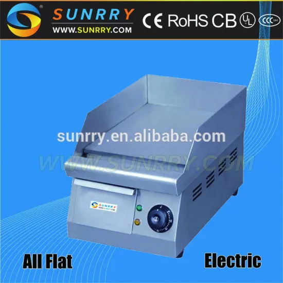 Electric CE approval all flat double pancake grilling griddle (SY-GR270A SUNRRY)