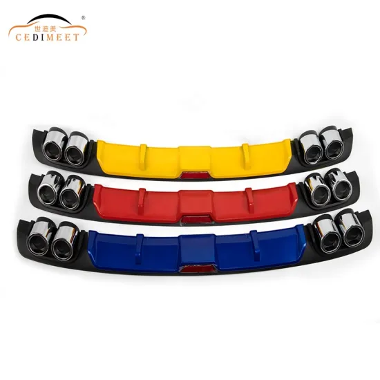 Universal Rear Bumper Diffuser Lip Kit - Wholesale Automotive PP Plastic Lower Boot Lip Kit for All Car Models