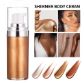 Body Cream Shimmer Lotion Whitening Lighten fuktighetskräm