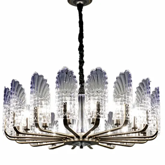 INSHINE Glass Crystal Iron Chandelier
