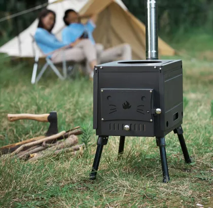 Hot Sale Multifunction Steel Tent Wood Stove Camping Portable Barbecue Smoke Stove