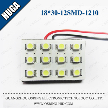 OSRING super bright 18mm*30mm SV8.5 Wedge BA9S 12 SMD 1210 reading light led