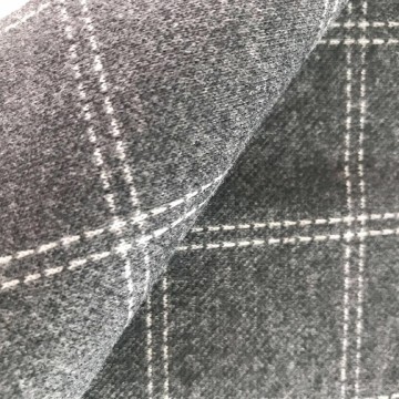 Jacquard de tricô duplo de xadrez