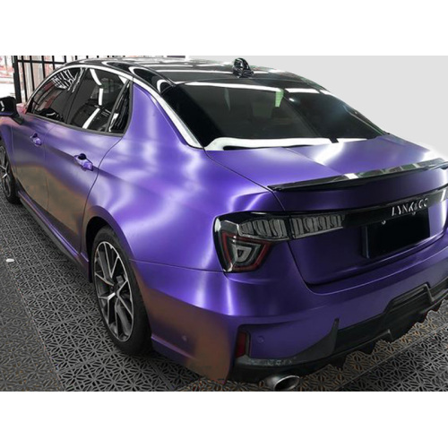 matēts metālisks violets auto wrap vinila