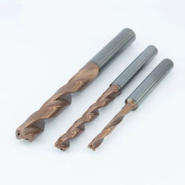 5D Εσωτερική ψύξη Coated Coated Drill Carbide Bits για επεξεργασία μετάλλων CNC