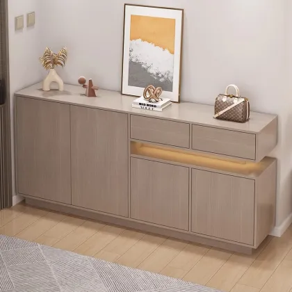High Living Room Shoe Cabinet Household Door Entrance Cabinet