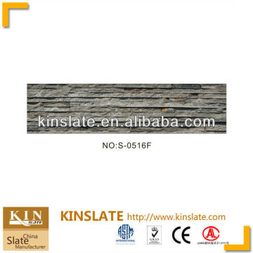 Kinslate Quarry and Factory Natural Stone 12 Slim Strips Rusty Slate Decorative Waterfall Wall