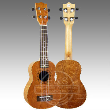 Arched Back 21'' Ashtree Soprano Ukulele
