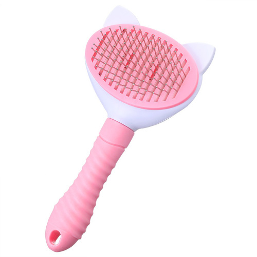 one click to clean pet comb