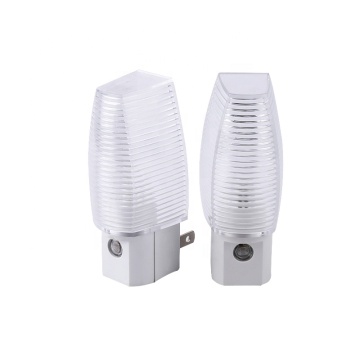 Plug-in LED Night Light with Dusk to Dawn Sensor - 0.5W White LED Wall Lamp