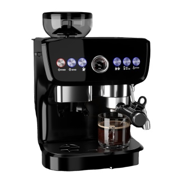 2023 New 20Bar Espresso and Cappuccino Maker with Milk Frother - Professional Automatic 2L Coffee Maker with Grinder