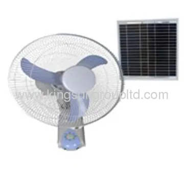 Cooling Solar Fan - 16 Inch Rechargeable Solar Wall Fan 