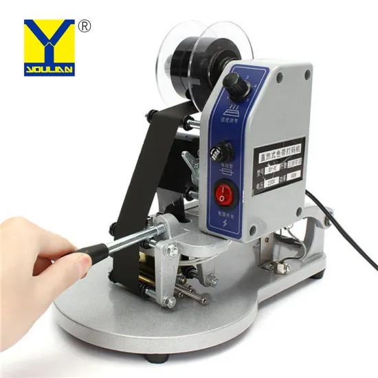 Manual Hot Stamping Ribbon Printing Machine for Date, Batch, and Expiry Coding on Plastic Bags: DY-8 User Guide and Manual