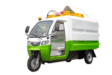 Cube side bucket tricycle