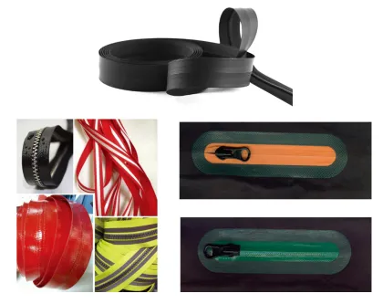 Colorful zipper tape for mountaineering bag