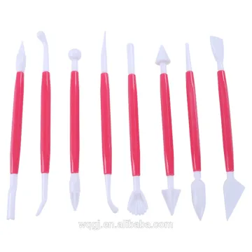 8PCS Fondant Cake Decorating Plunger Cutter Set Fondant Cake Tools Set