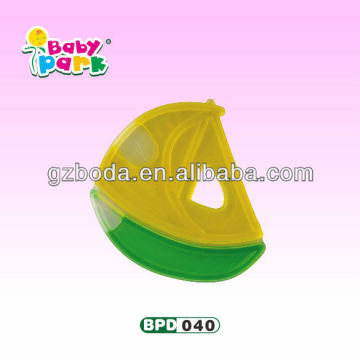 new design silicone baby water filled teether
