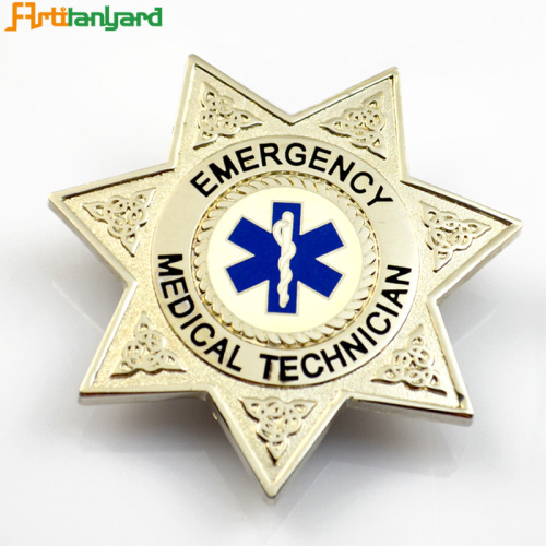 Customized Metal Badge with Embossed Logo