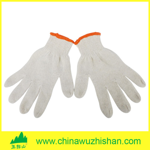 2014 Hot Sell Safety Working Knitted Cotton Gloves