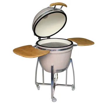 Auplex Barbecue Grill Charcoal Kamado Ceramic BBQ Grills 21 Inch Outdoor Smoker