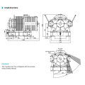 Pièces d'ascenseur Machine de traction d'ascenseur sans engrenage