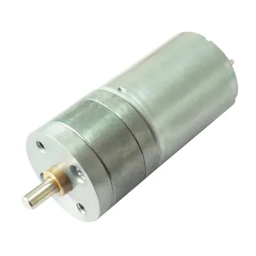 25mm 12V DC Gear Motor with Gearbox and Gear Reduction