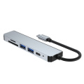 6 In1 dockningsstation 4K USB 3.0 -nav