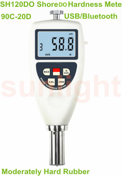 Digital Shore DO Hardness Tester, Moderately Hard Rubber SH120DO