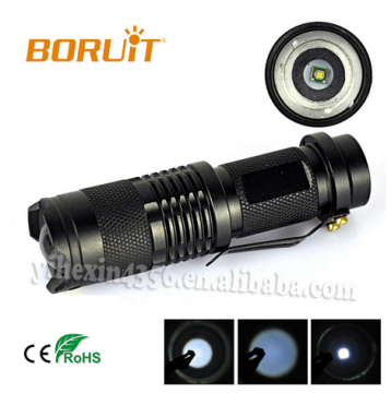 High Power Factory Outlet CREE Q5 Zoom Mini LED Flashlight