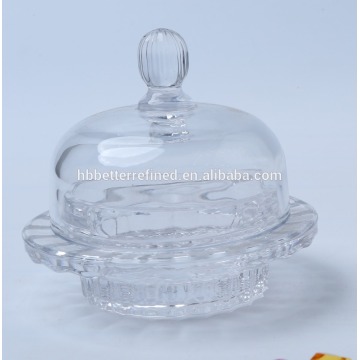 Pote de Manteiga De Cristal Vintage