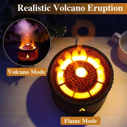 Black Volcano Humidifier Aromatherapy Diffuser