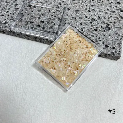 Natural Irregular Sea Shell Slice Nail Art Decoration