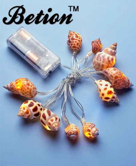 home decorative seashell string lights 10LEDs string lights home decorative led string lights battery operated led string lights