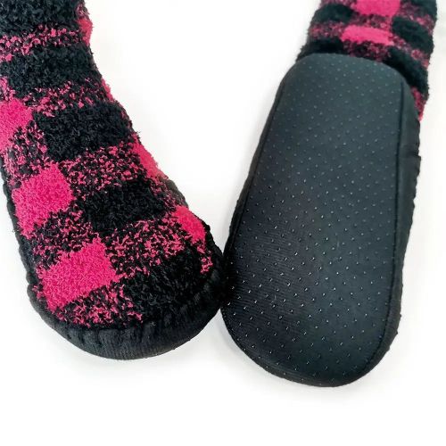 Thermal Long Slipper Booties Anti Slip Chenille Thermal Long Plush Slipper Socks Manufactory