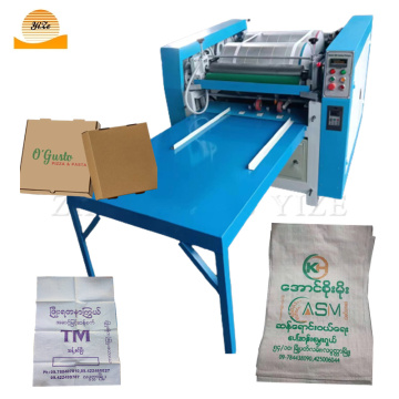 Machine d'impression flexo d'imprimante en plastique à imprimerie unique à une seule couleur