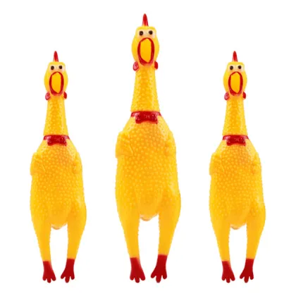 Funny Dog Toys Rooster Crows