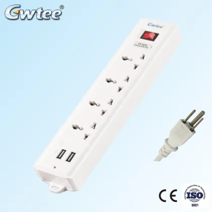 250V Extension Spike Guard with Fuse and Surge Protection Socket