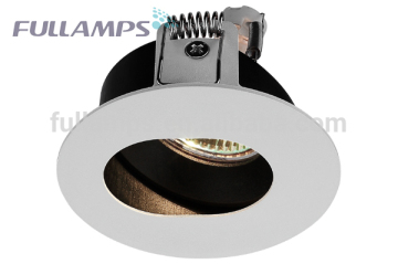 Adjustable inner ring downlight housing
