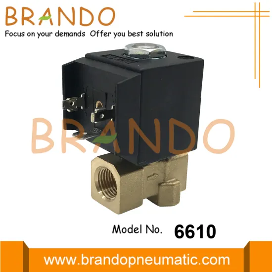 6610 CEME Type Brass Solenoid Valve G1/4'' 220VAC