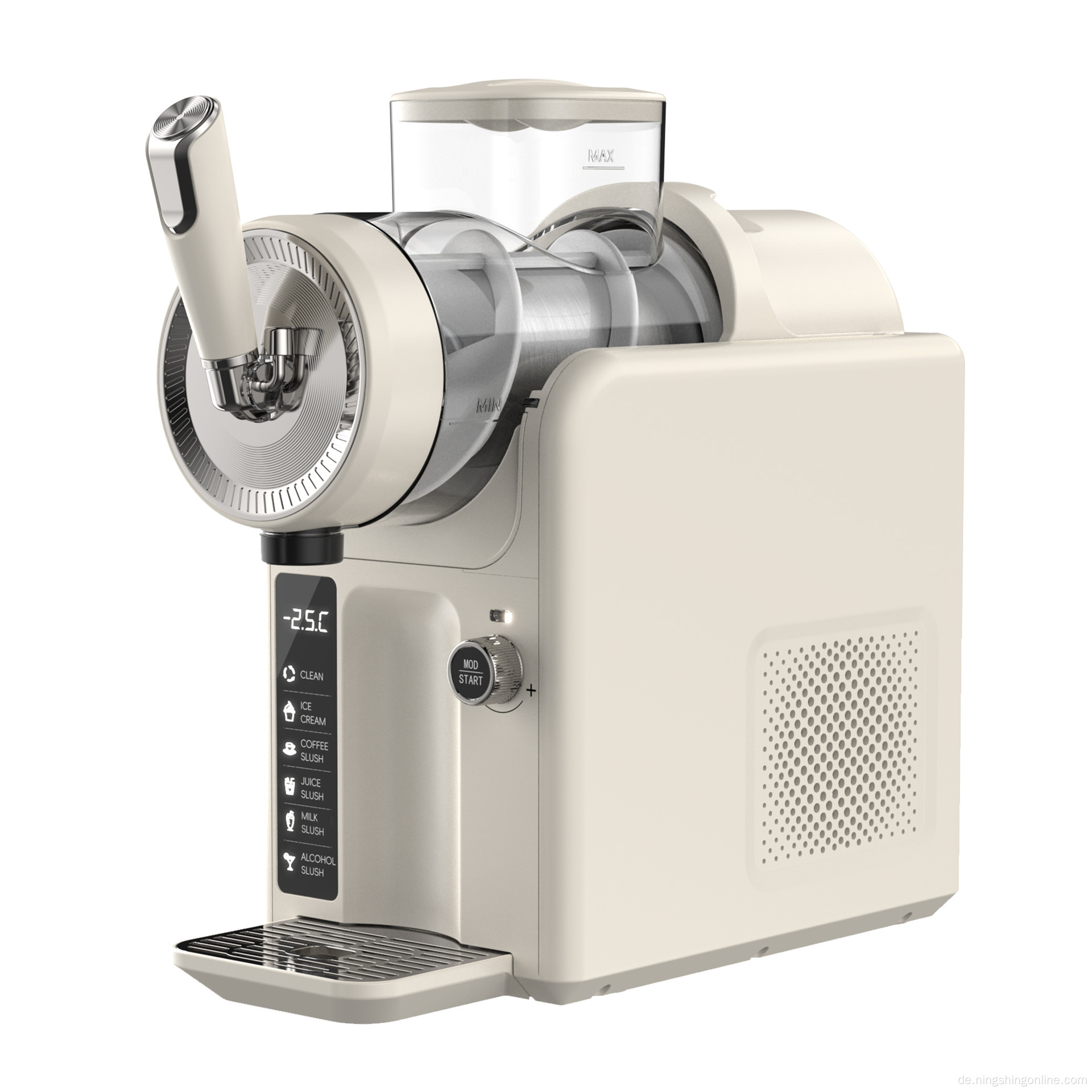 Eismaschine, 1,9 Quart, 180 W, multifunktionaler Eisbereiter für zu Hause
