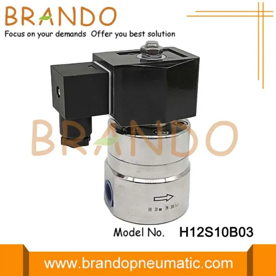 300 bar High Pressure Solenoid Valve 3/8'' Stainless Steel
