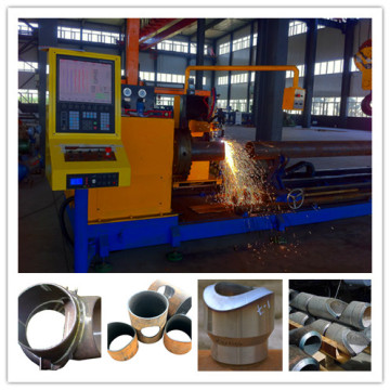 CNC flame plasma intersecting pipe cutting machine
