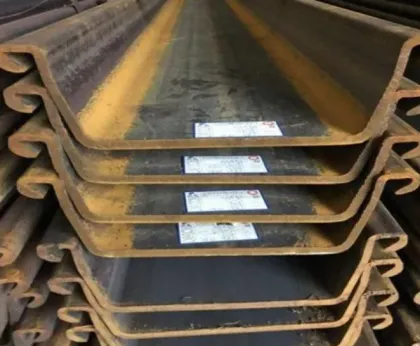 Large Quantity U-shaped Larsen Steel Sheet Piles