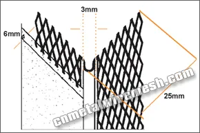 Expanded Flange Angle Bead