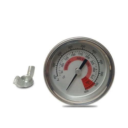 Stainless Steel Pit Smoker Grill BBQ Thermometer