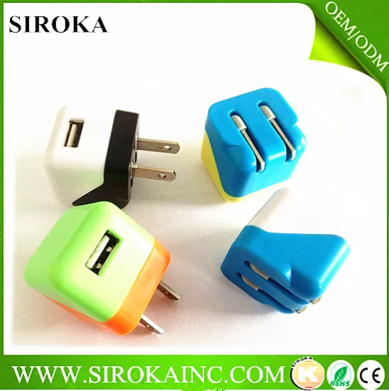 Alibaba china wall charger DC5V1000mA US plug charger for samsung/htc/blackberry